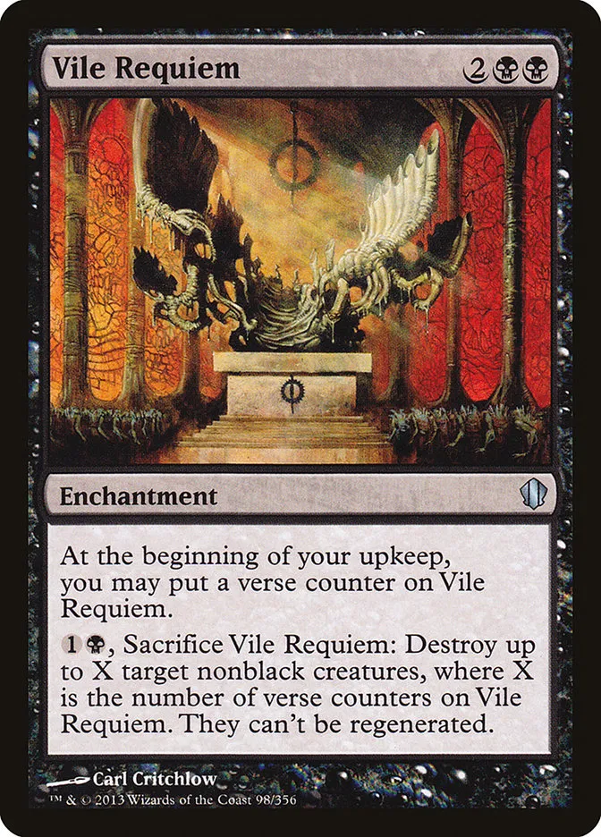2013 Commander 2013 Vile Requiem uncommon #98 uncommon card image
