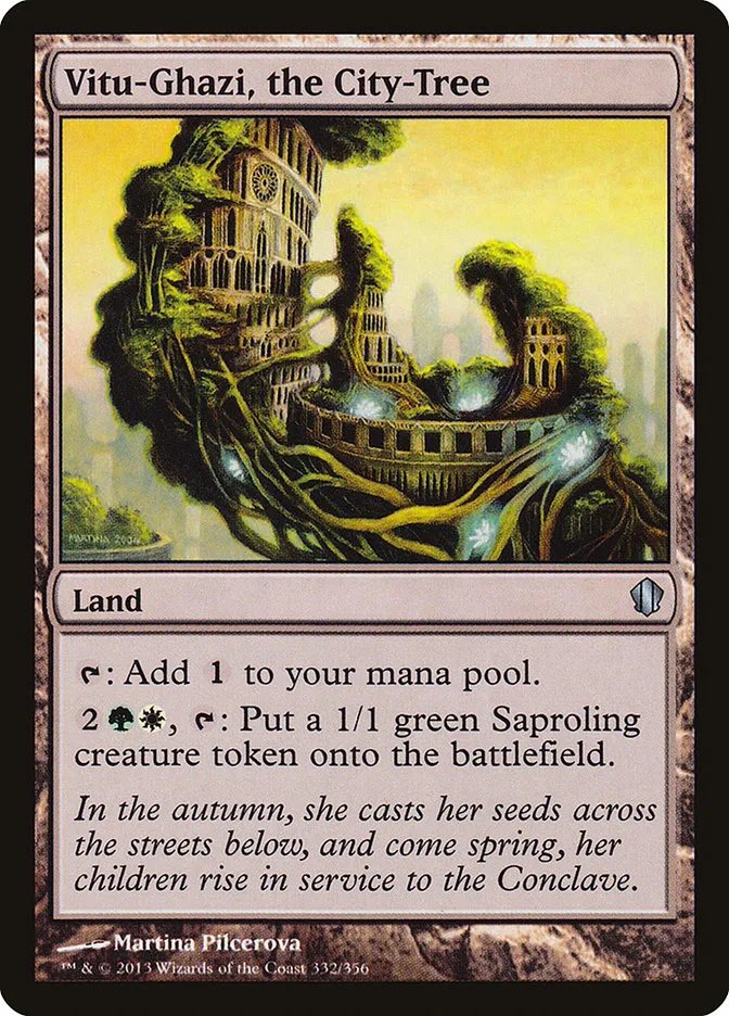 2013 Commander 2013 Vitu-Ghazi, the City-Tree #332 uncommon card image