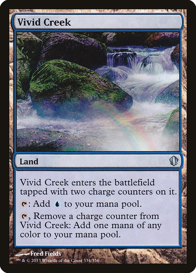 2013 Commander 2013 Vivid Creek #334 uncommon card image