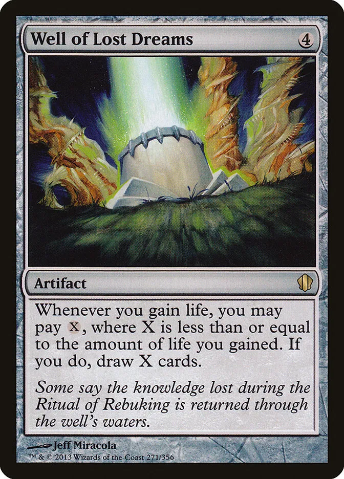 2013 Commander 2013 Well of Lost Dreams #271 rare card image