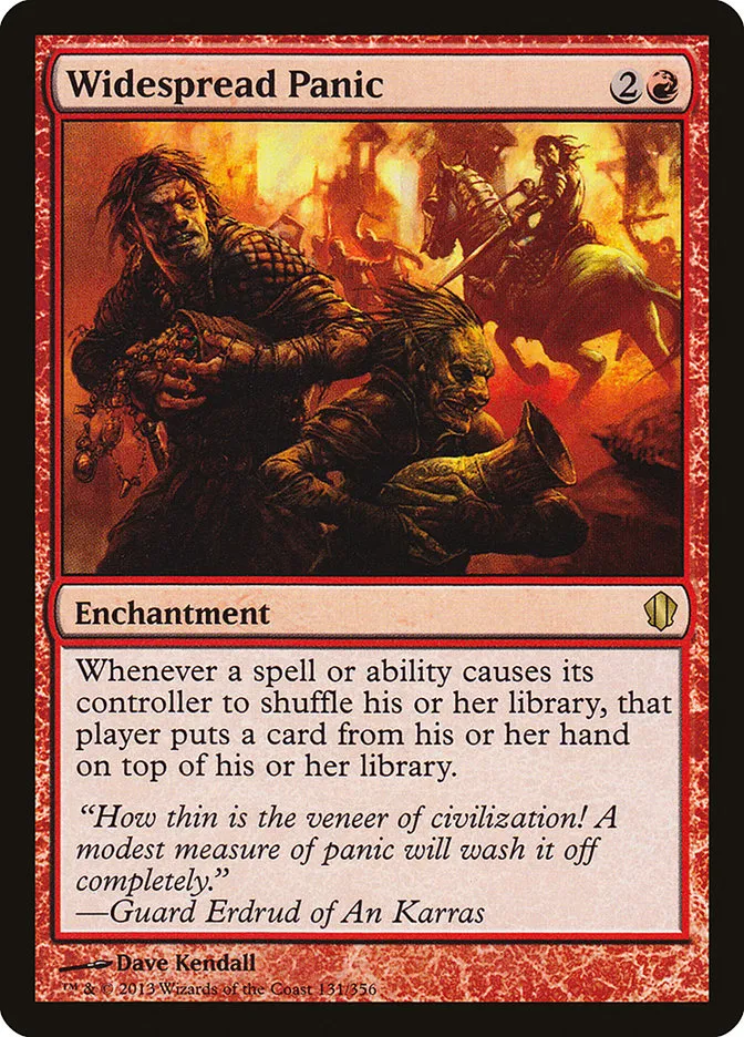 2013 Commander 2013 Widespread Panic rare #131 rare card image
