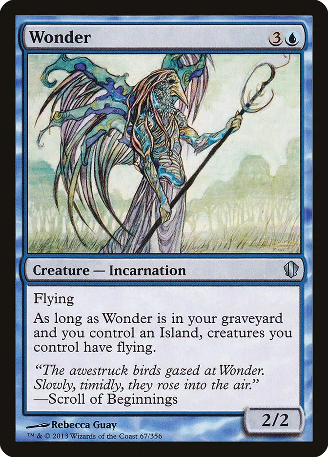 2013 Commander 2013 Wonder uncommon #67 uncommon card image