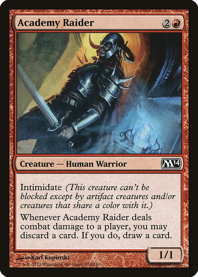 2013 Magic 2014 Academy Raider common #124 common card image