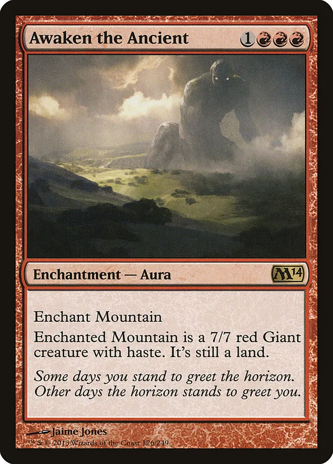 2013 Magic 2014 Awaken the Ancient #126 rare card image