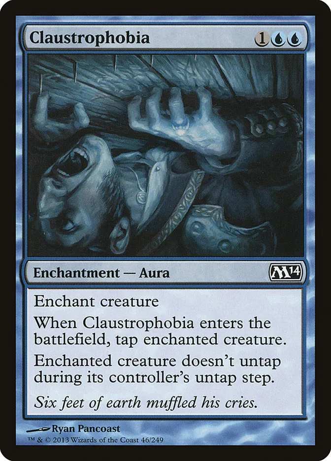 2013 Magic 2014 Claustrophobia common #46 common card image