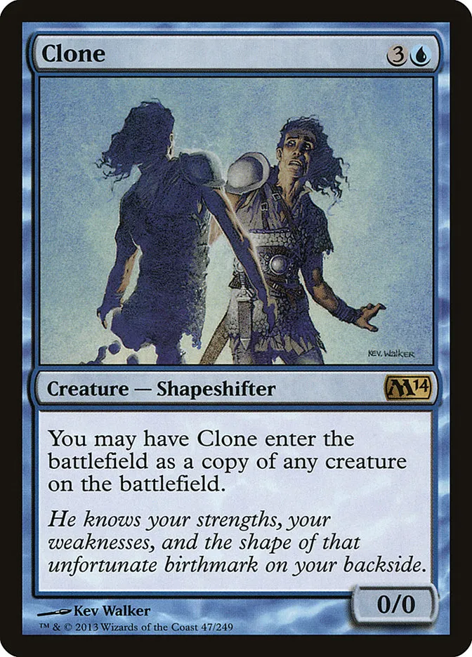 2013 Magic 2014 Clone rare #47 rare card image