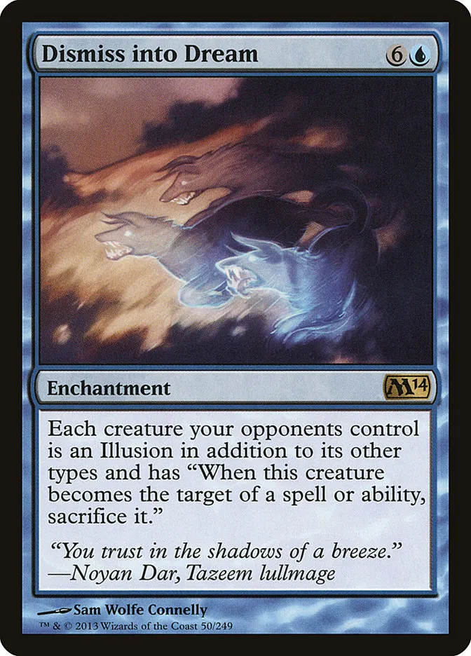 2013 Magic 2014 Dismiss into Dream #50 rare card image