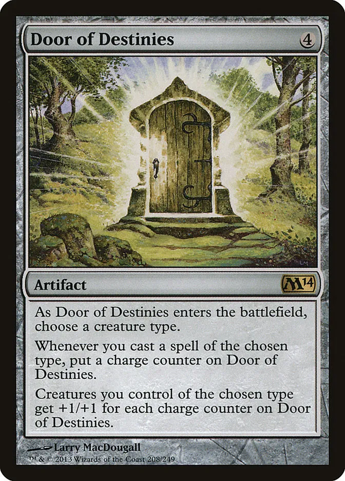 2013 Magic 2014 Door of Destinies #208 rare card image