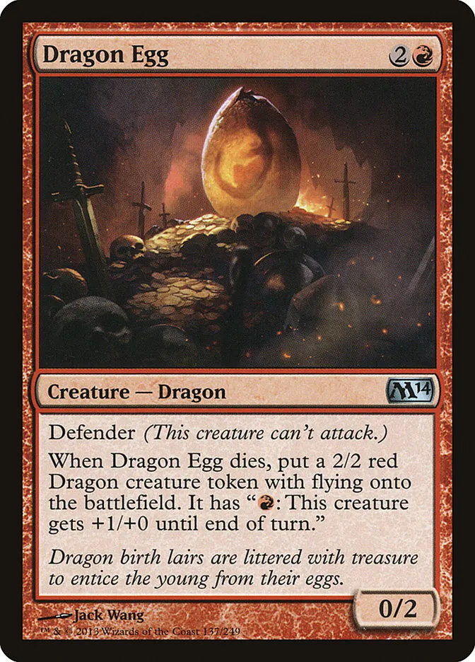 2013 Magic 2014 Dragon Egg uncommon #137 uncommon card image