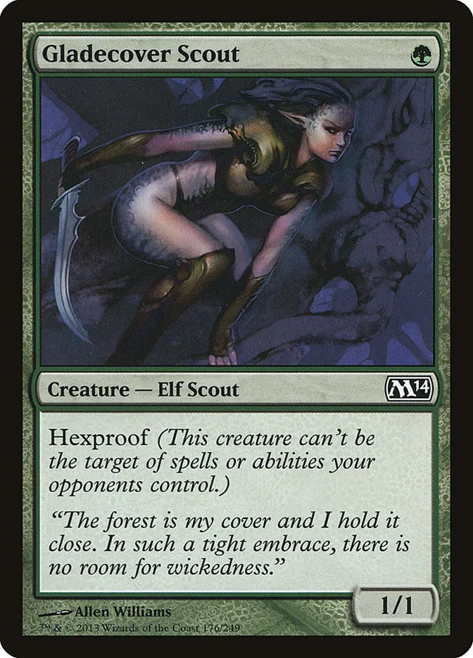2013 Magic 2014 Gladecover Scout common #176 common card image