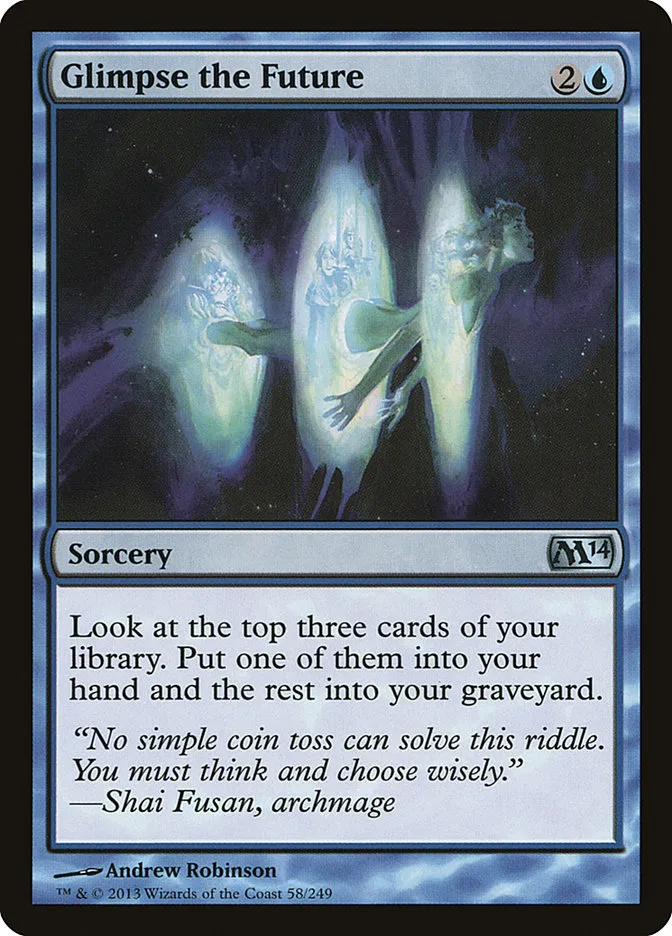 2013 Magic 2014 Glimpse the Future uncommon #58 uncommon card image