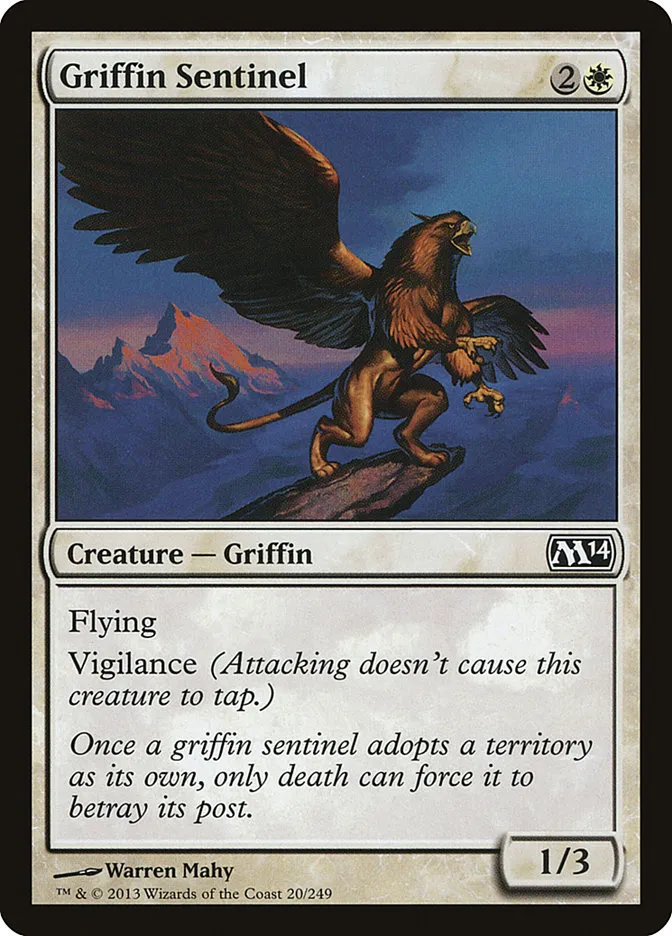 2013 Magic 2014 Griffin Sentinel common #20 common card image