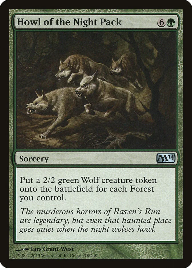 2013 Magic 2014 Howl of the Night Pack #178 uncommon card image