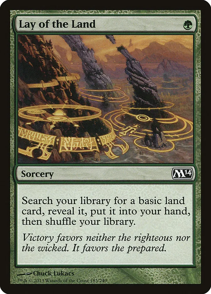 2013 Magic 2014 Lay of the Land #183 common card image