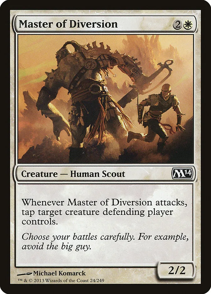 2013 Magic 2014 Master of Diversion common #24 common card image