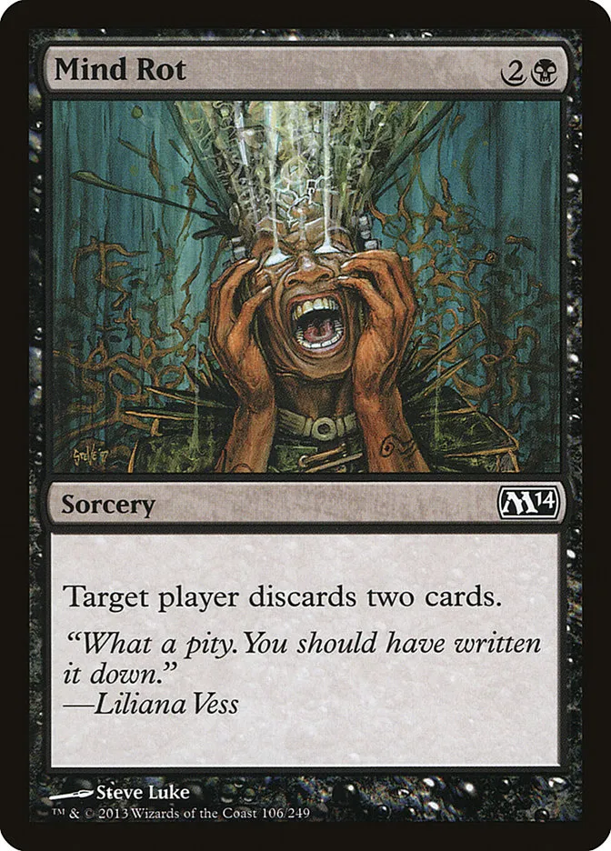 2013 Magic 2014 Mind Rot common #106 common card image