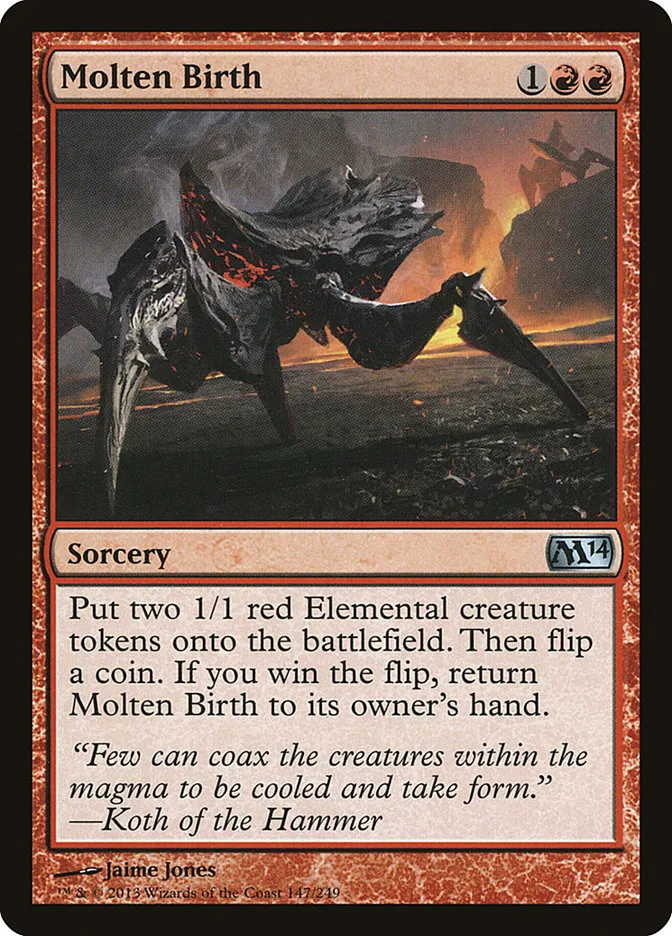 2013 Magic 2014 Molten Birth uncommon #147 uncommon card image
