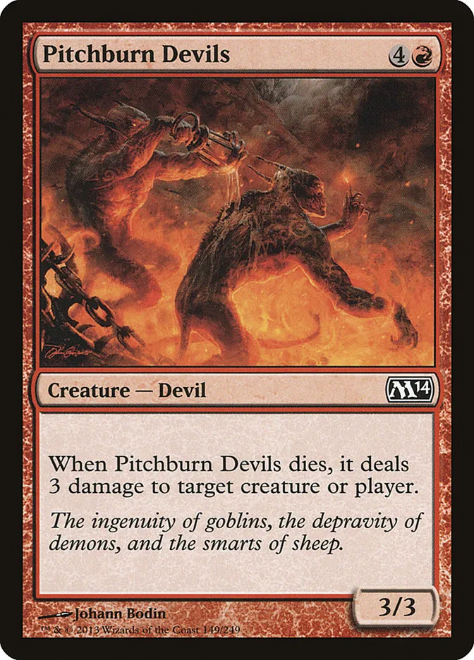 2013 Magic 2014 Pitchburn Devils common #149 common card image