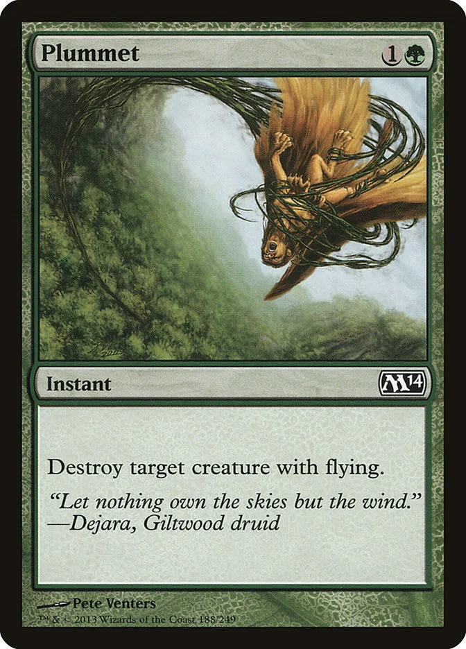 2013 Magic 2014 Plummet common #188 common card image