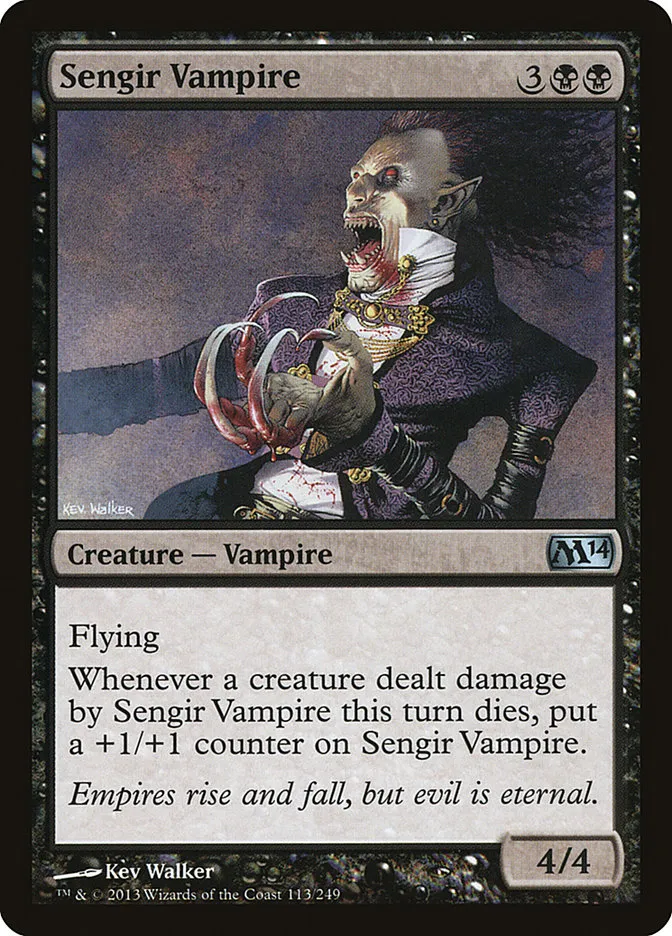 2013 Magic 2014 Sengir Vampire uncommon #113 uncommon card image