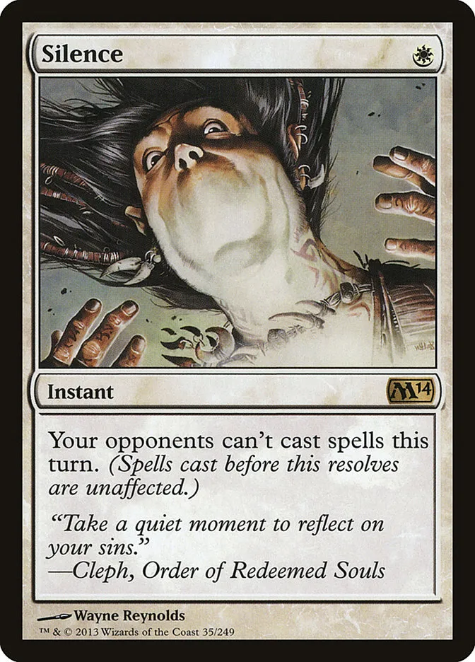 2013 Magic 2014 Silence rare #35 rare card image