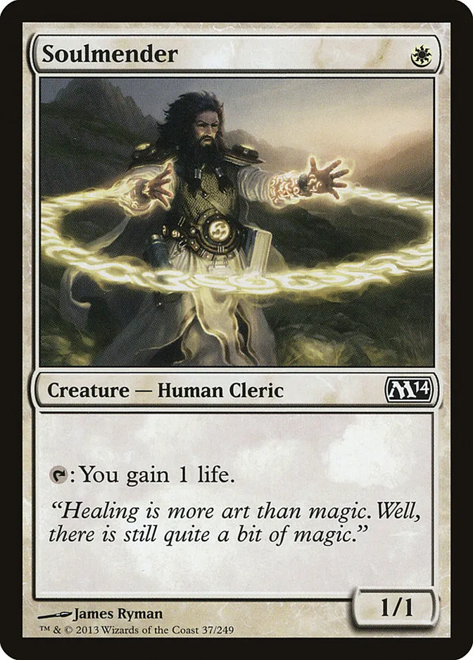 2013 Magic 2014 Soulmender common #37 common card image