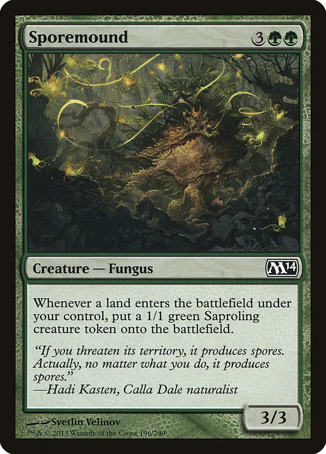 2013 Magic 2014 Sporemound common #196 common card image