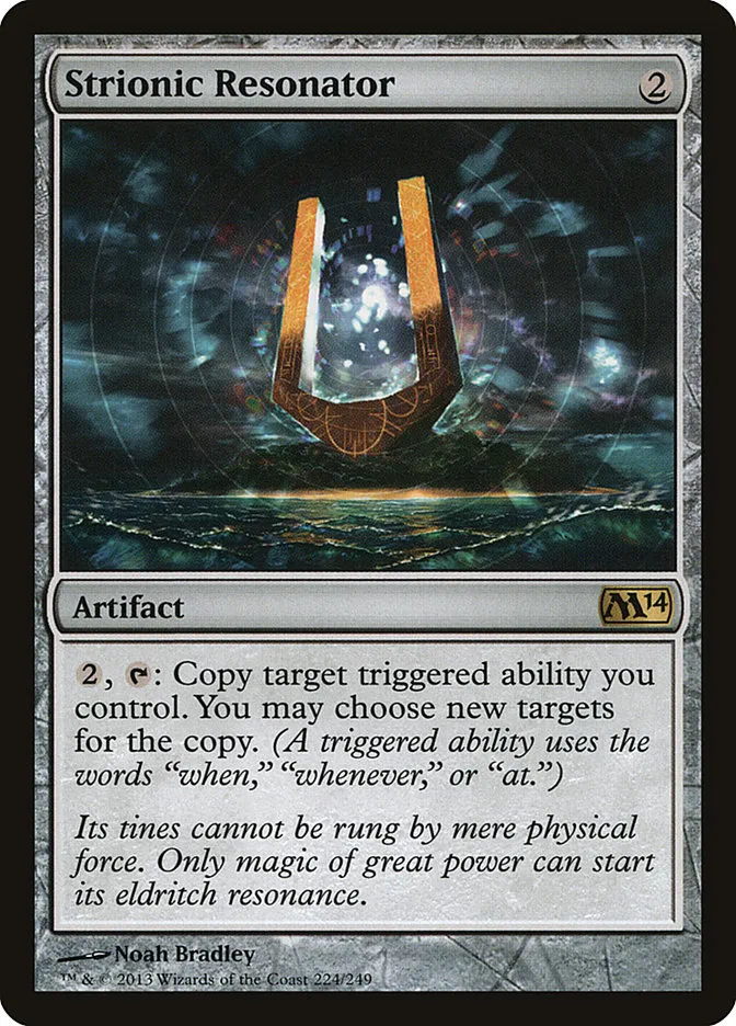 2013 Magic 2014 Strionic Resonator rare #224 rare card image