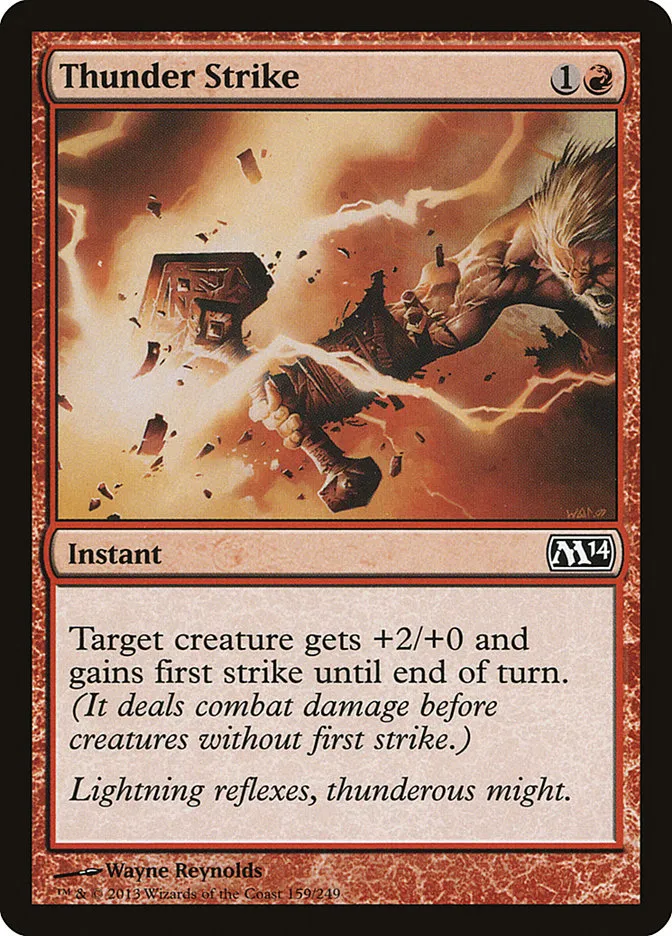 2013 Magic 2014 Thunder Strike common #159 common card image