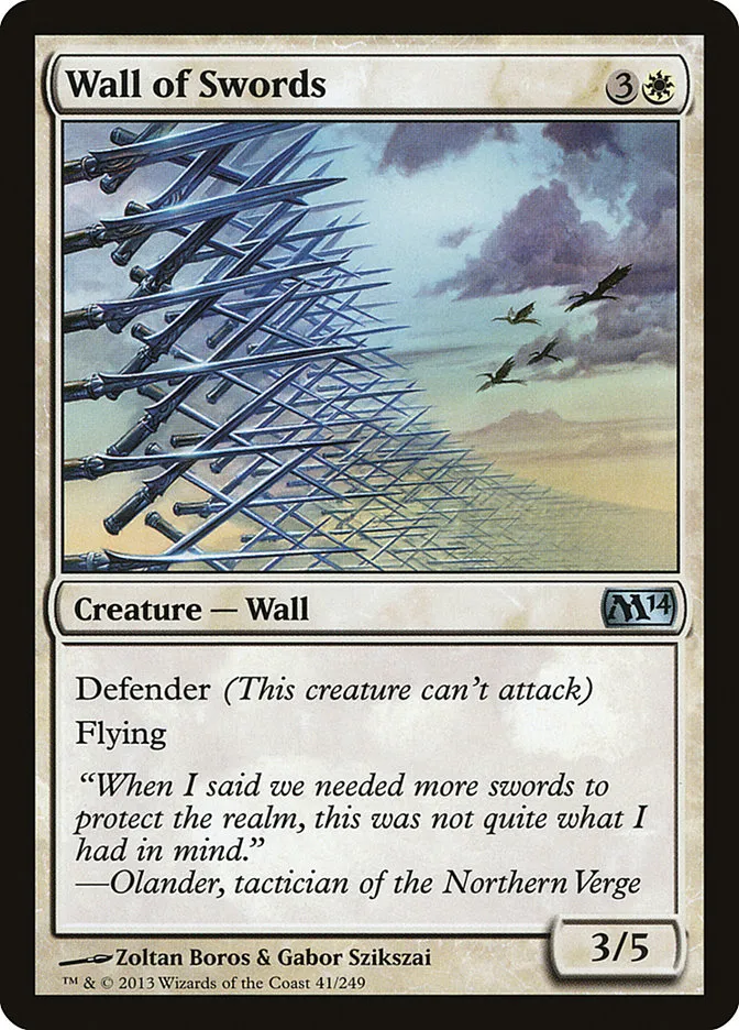 2013 Magic 2014 Wall of Swords #41 uncommon card image