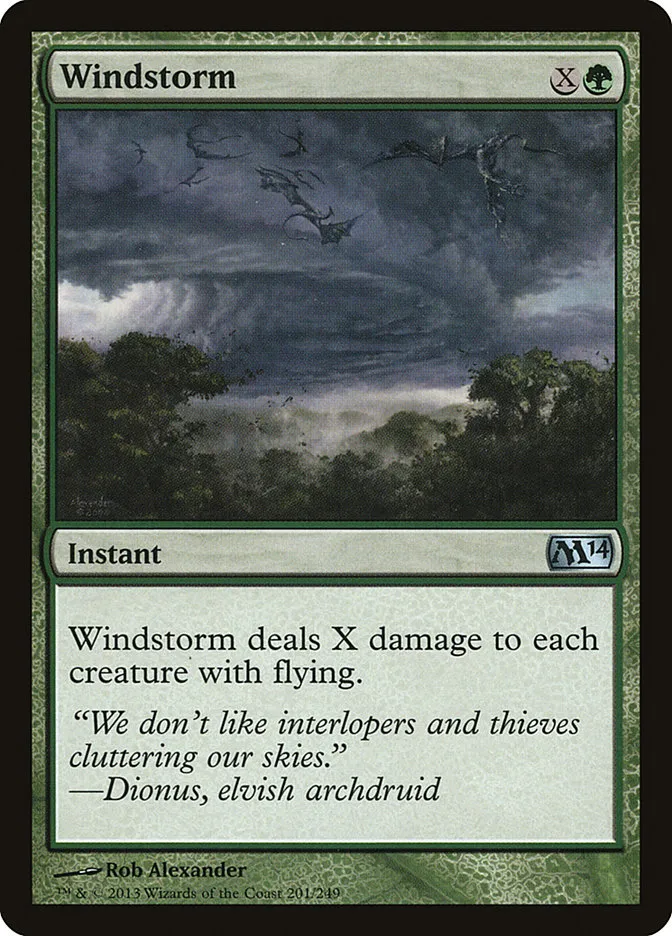 2013 Magic 2014 Windstorm uncommon #201 uncommon card image