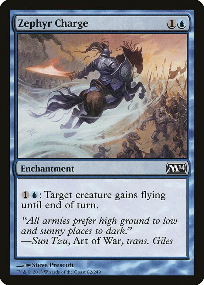 2013 Magic 2014 Zephyr Charge common #82 common card image