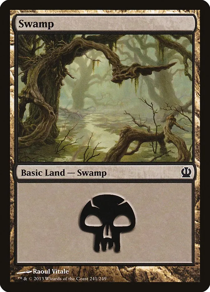2013 Theros Swamp common #241 common card image