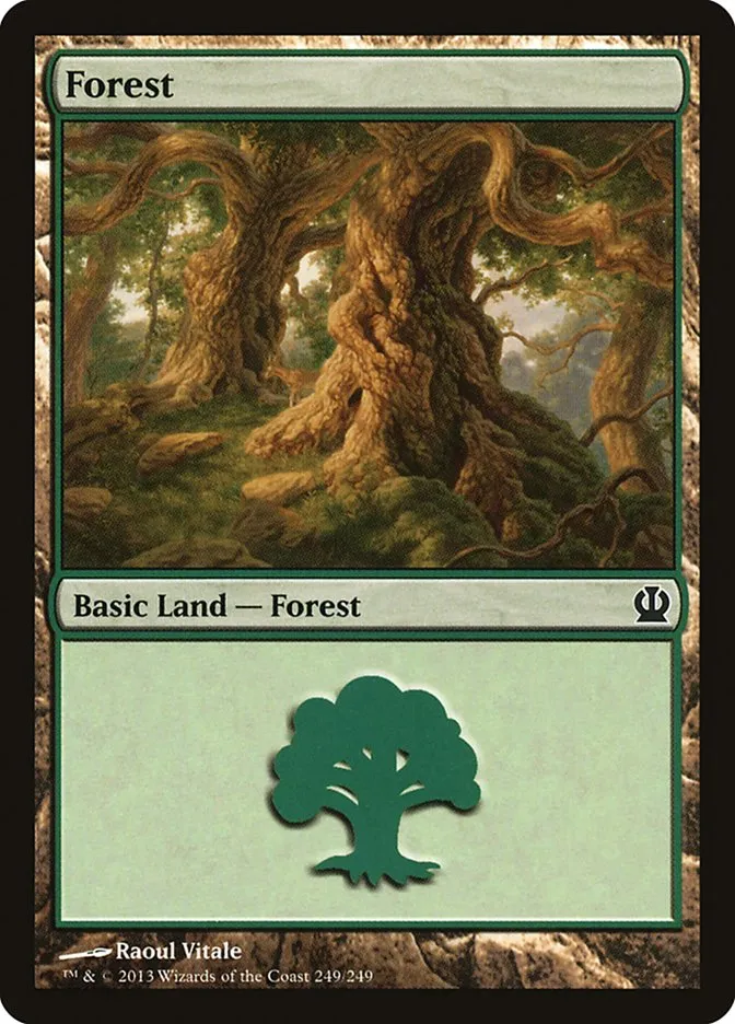 2013 Theros Forest common #249 common card image