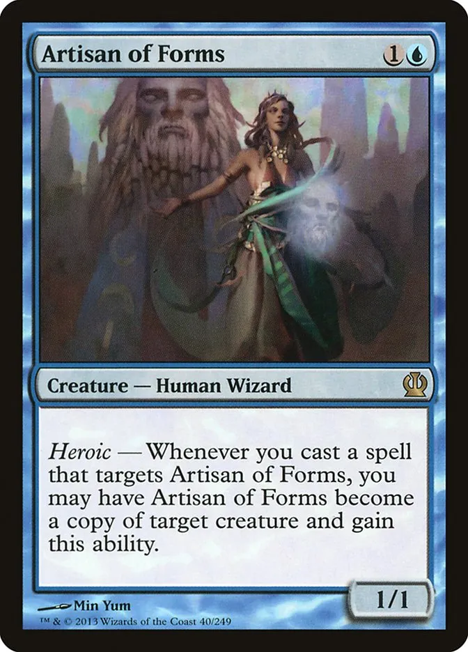 2013 Theros Artisan of Forms [Foil] rare #40 rare card image