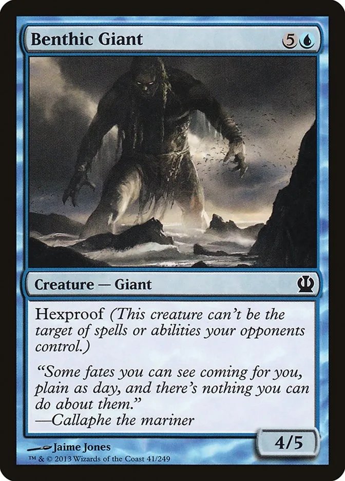 2013 Theros Benthic Giant common #41 common card image