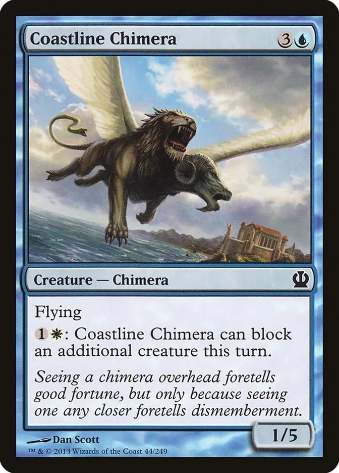 2013 Theros Coastline Chimera common #44 common card image