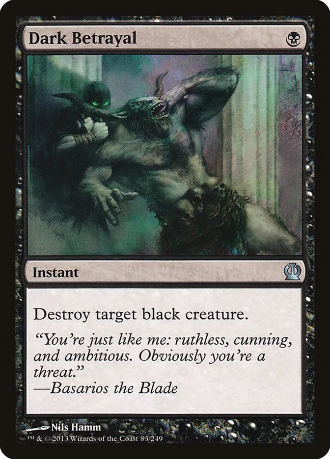 2013 Theros Dark Betrayal #83 uncommon card image