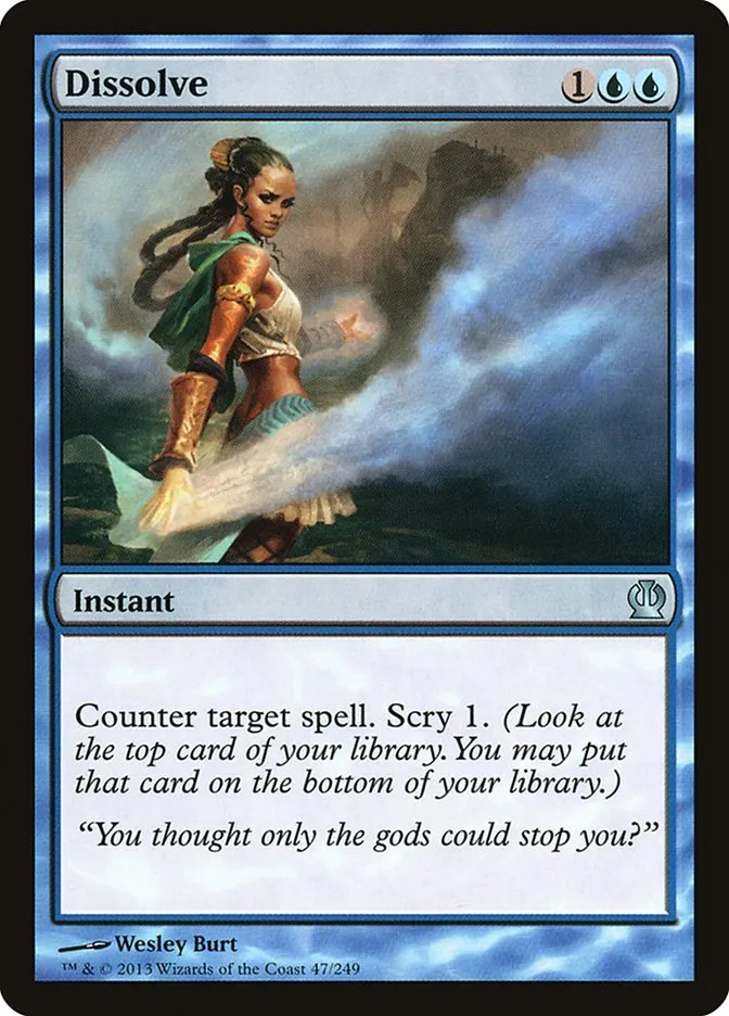2013 Theros Dissolve uncommon #47 uncommon card image