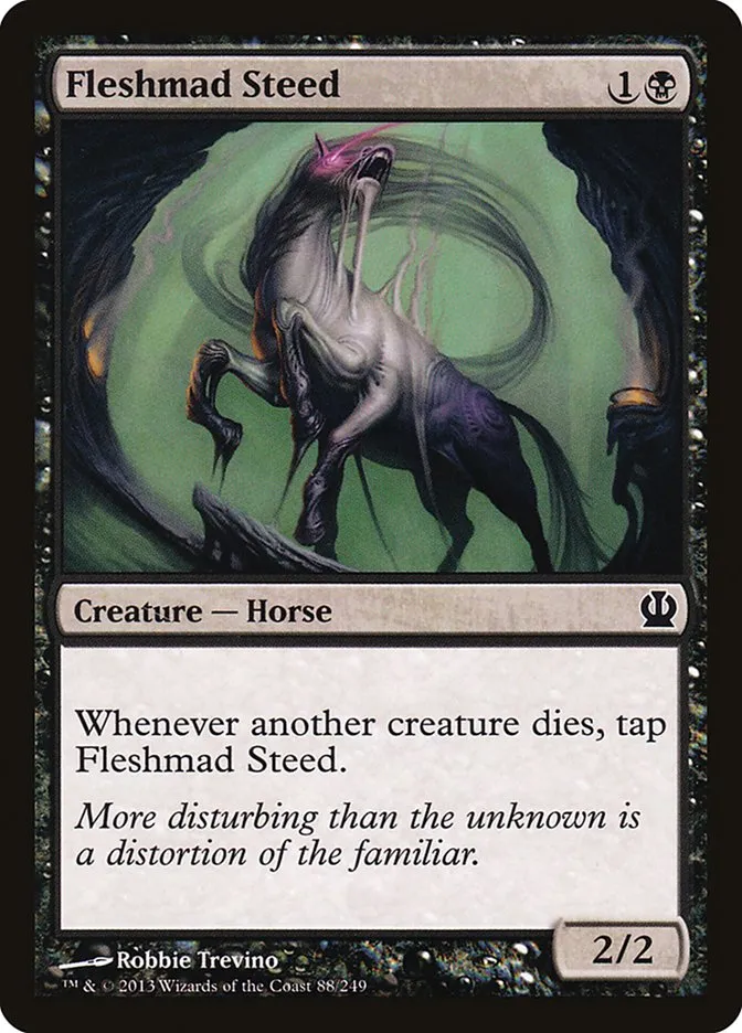 2013 Theros Fleshmad Steed #88 common card image