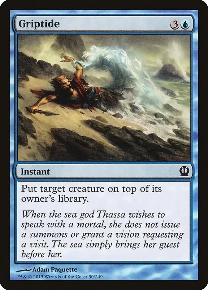 2013 Theros Griptide common #50 common card image
