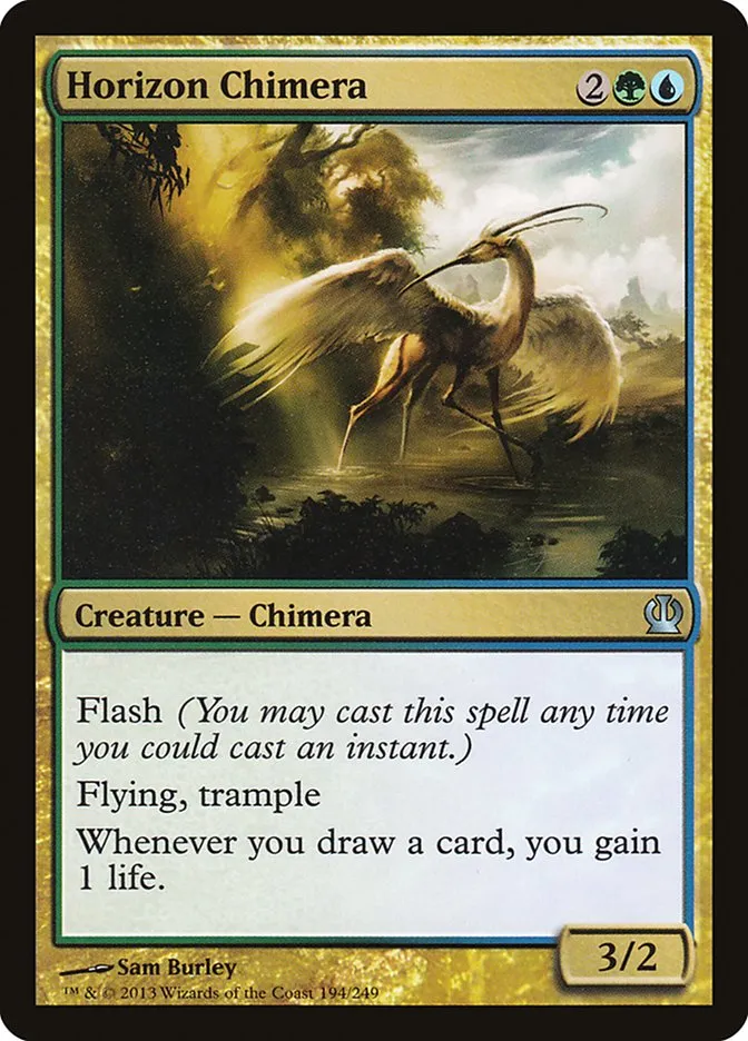 2013 Theros Horizon Chimera #194 uncommon card image
