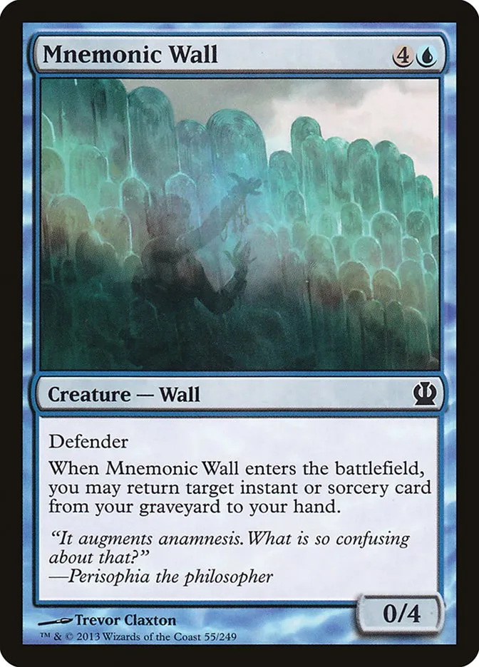 2013 Theros Mnemonic Wall common #55 common card image