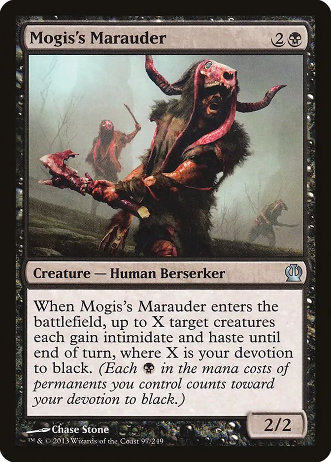 2013 Theros Mogis's Marauder #97 uncommon card image