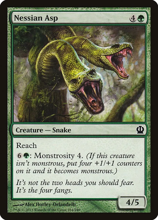 2013 Theros Nessian Asp common #164 common card image