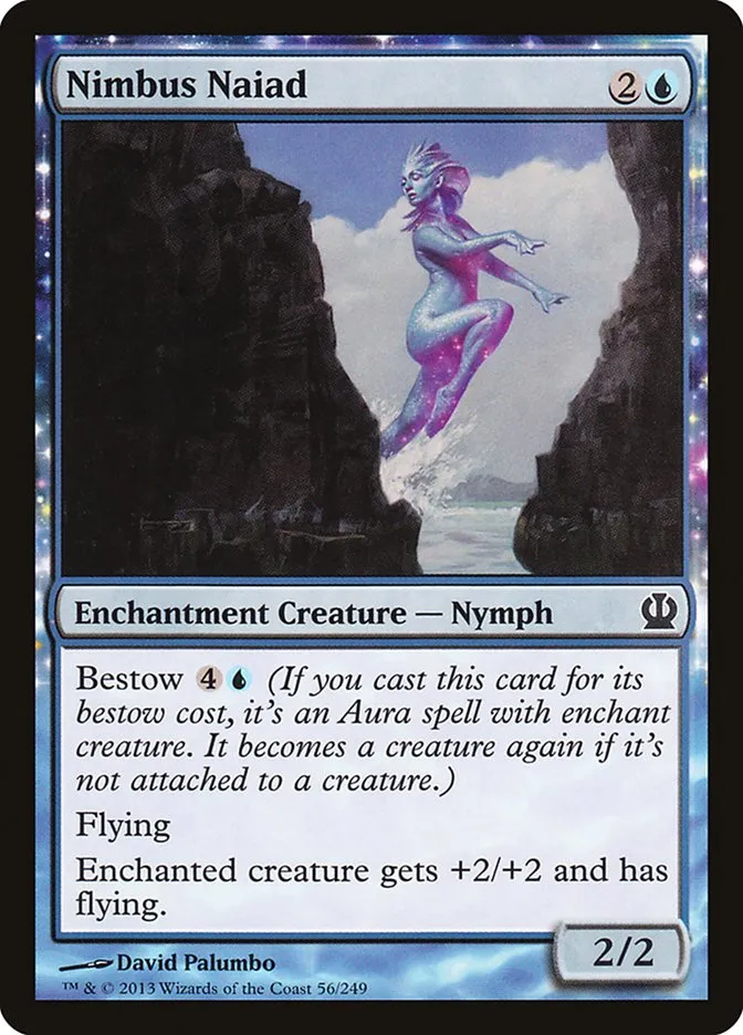 2013 Theros Nimbus Naiad [Foil] common #56 common card image