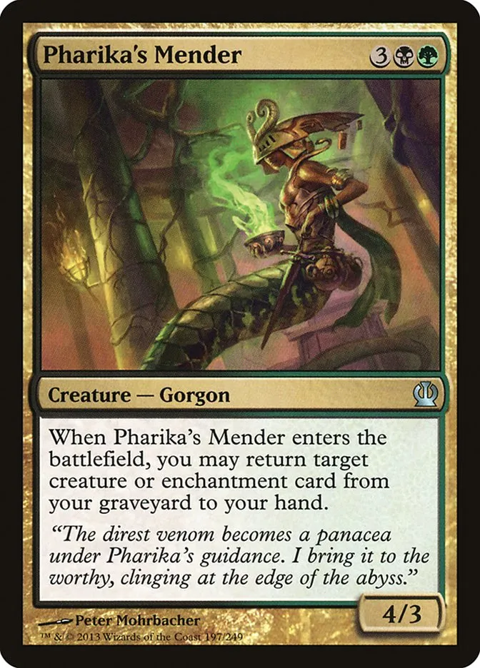 2013 Theros Pharika's Mender uncommon #197 uncommon card image