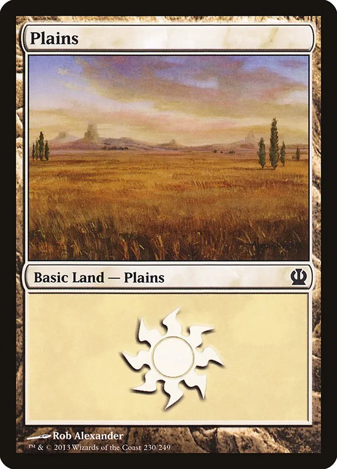 2013 Theros Plains common #230 common card image