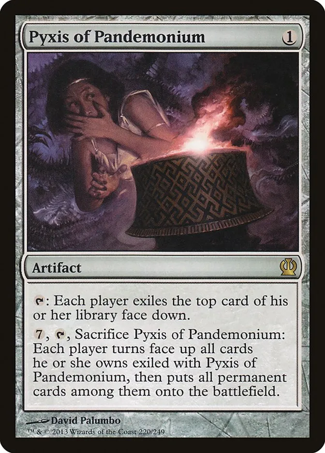 2013 Theros Pyxis of Pandemonium #220 rare card image