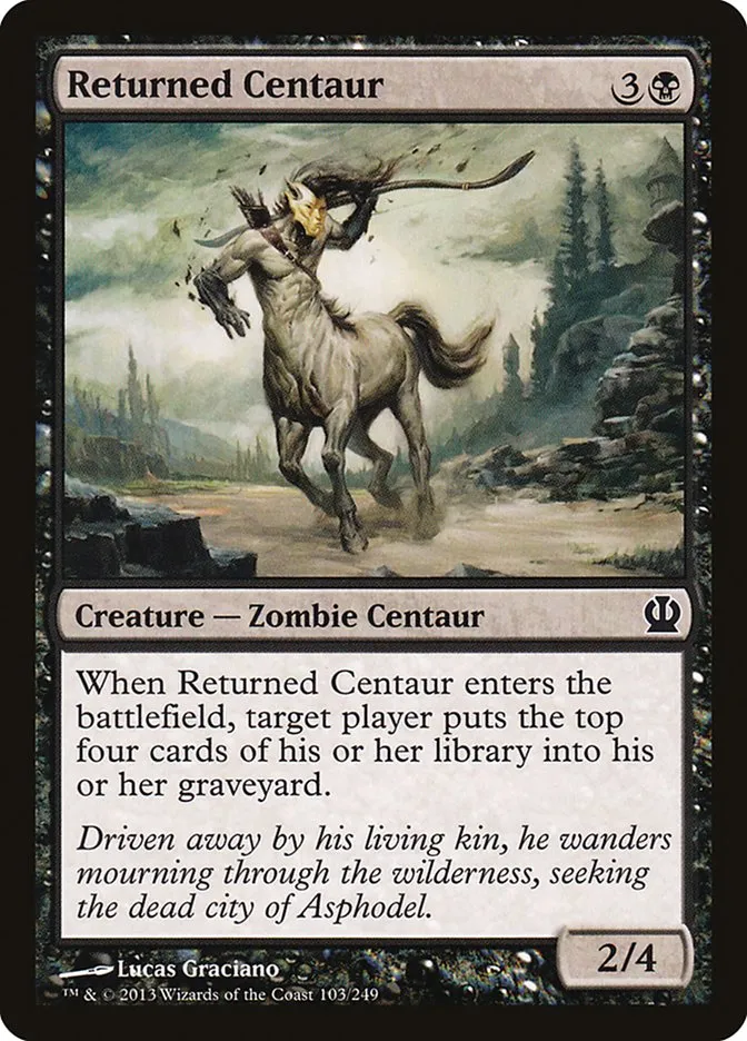 2013 Theros Returned Centaur common #103 common card image